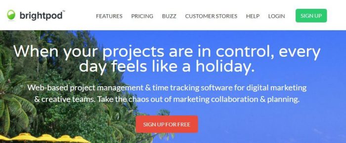 brightpod: best project management software when your projects are in control, every day feels like a holiday